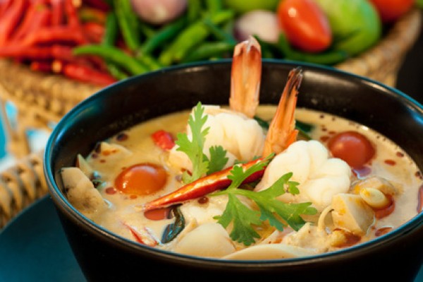 Tom Yum Gung - Thailändische Garnelensuppe