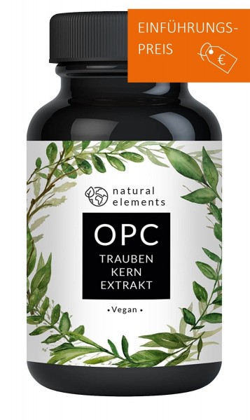 OPC Traubenkernextrakt laborgeprüftes OPC ohne Zusätze - 180 Kapseln