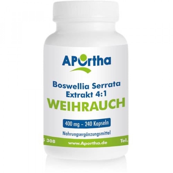 Weihrauch, Boswellia Serrata, 400mg, 240 Tabletten B-Ware