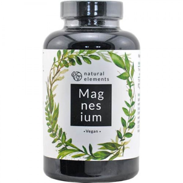 Magnesium Kapseln, hochdosiert, Tri-Magnesiumdicitrat, 180 vegane Kapseln