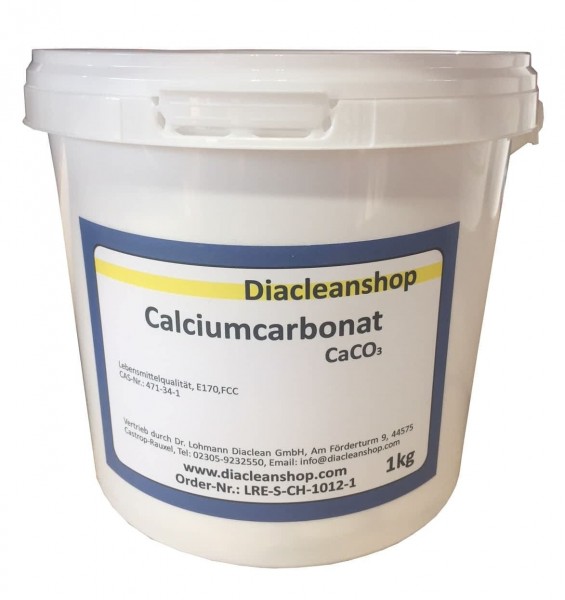 Calcium Carbonat (Kalziumkarbonat, Kalk) vegan, 1000g B-Ware