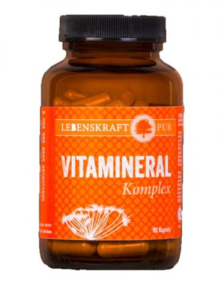 Vitamineral Komplex, hoch bioverfügbar, 90 vegane Kapseln