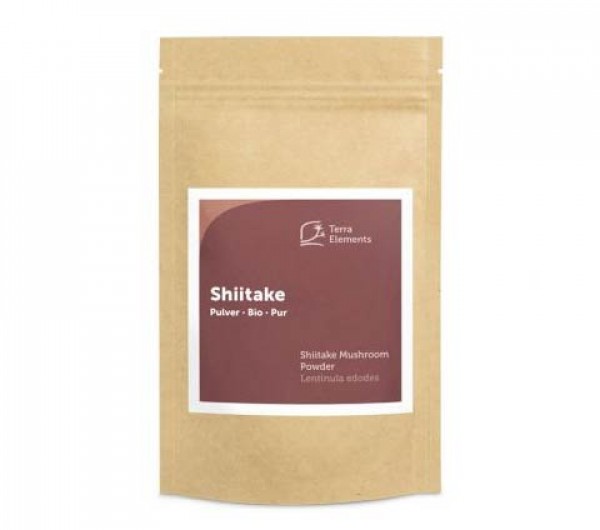 Shiitake Pulver, Bio, Rohkost, 100 g B-Ware