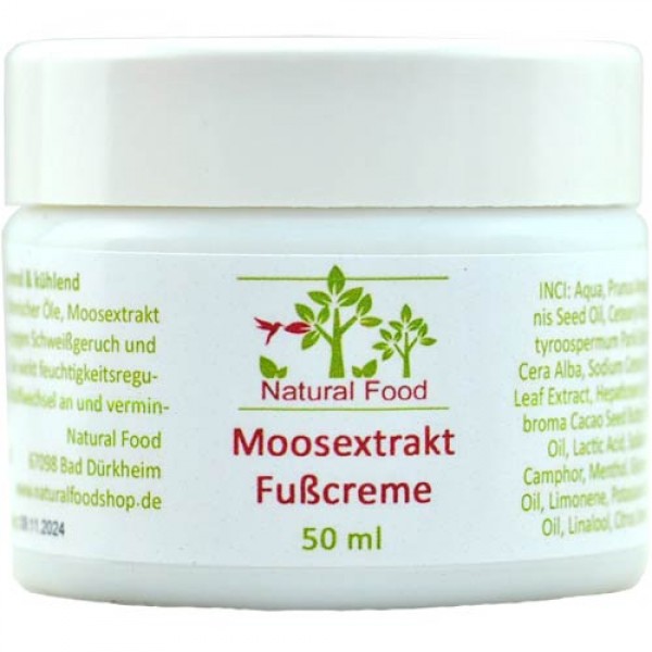 Fußcreme mit Moosextrakt 50ml