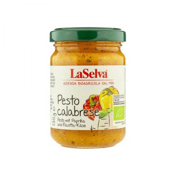 Pesto Calabrese mit Ricotta-Käse LaSelva Bio