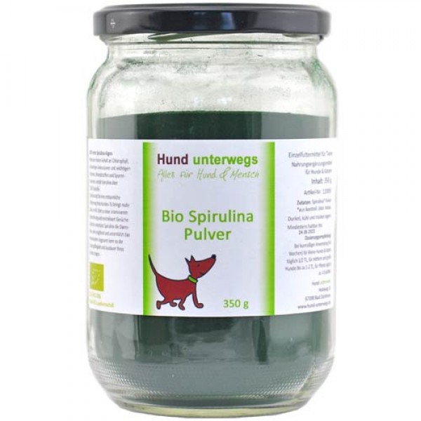 Spirulina Pulver als Nahrungsergänzung für Hunde - online