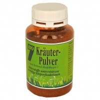 Bild von 7 Kräuter Pulver (nach Bertrand Heidelberger) Bio- und Rohkostqualität, 150g