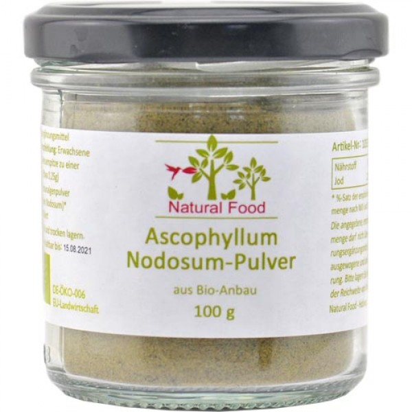 6. Bild von Ascophyllum Nodosum Pulver, Bio, Rohkostqualität, Braunalge, natürliches Jod, ab 100g