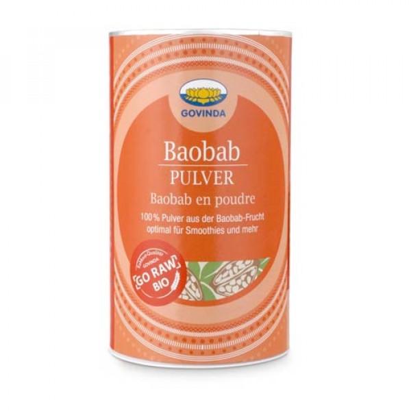 Bio Baobab Pulver, Rohkostqualität