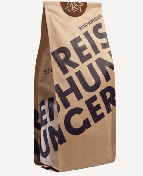 Lila Reis, Bio, Vollkorn, 100% sortenreine Premiumqualität von Reishunger, 600g