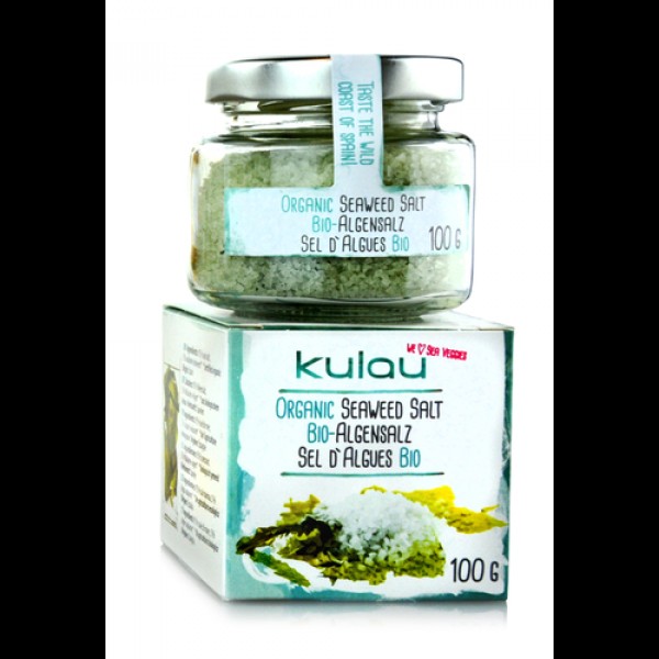 Algensalz - Bio - mit 5% Bio Wakame - Rohkostqualität - Kulau - 100g
