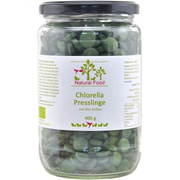 3. Bild von Chlorella Presslinge, Bio, Rohkostqualität 400g