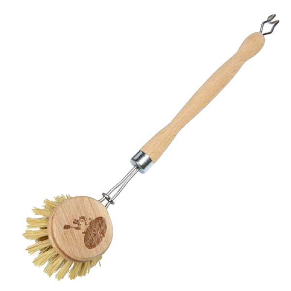 Grünschloss Spülbürste Holz - 100% Plastikfrei Mit Naturborsten